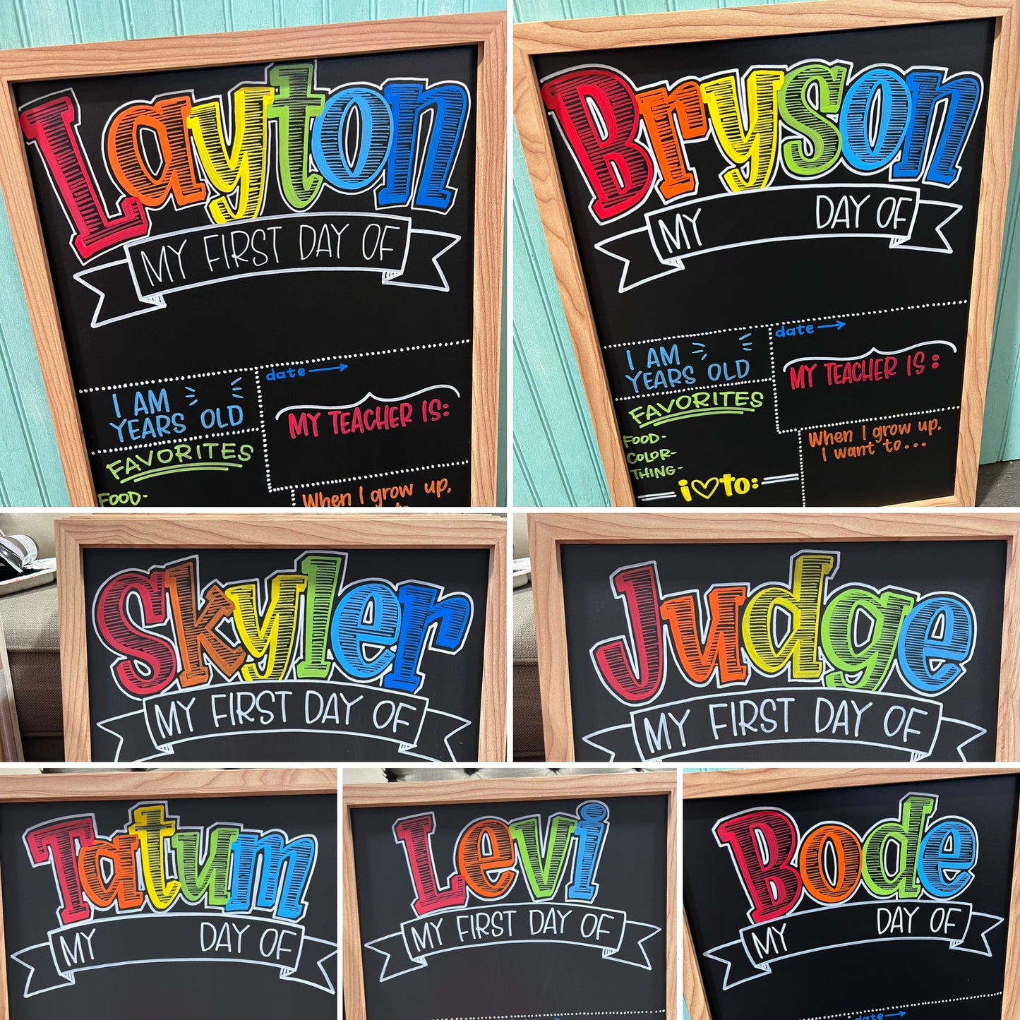 Back to School Chalkboard