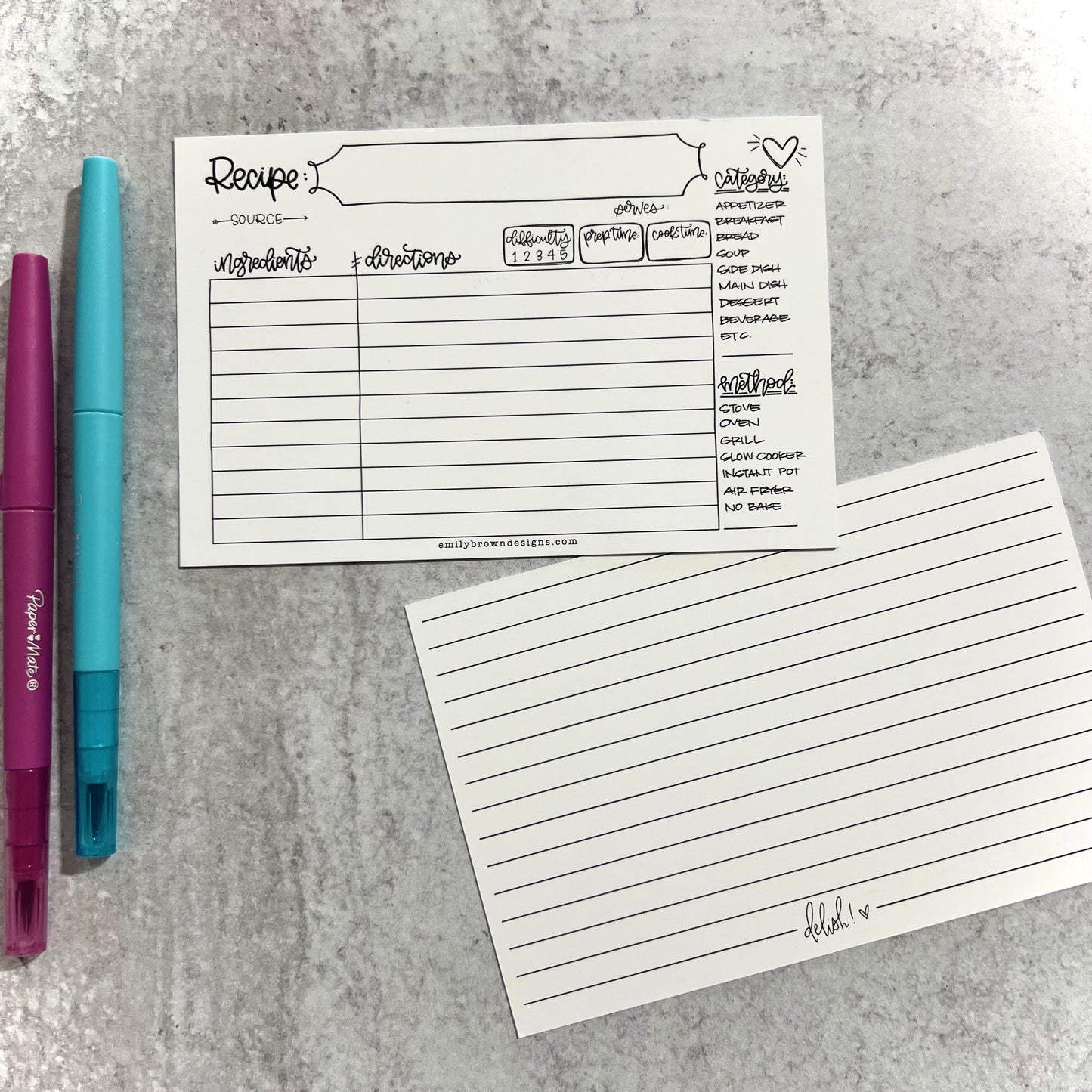 Recipe Cards