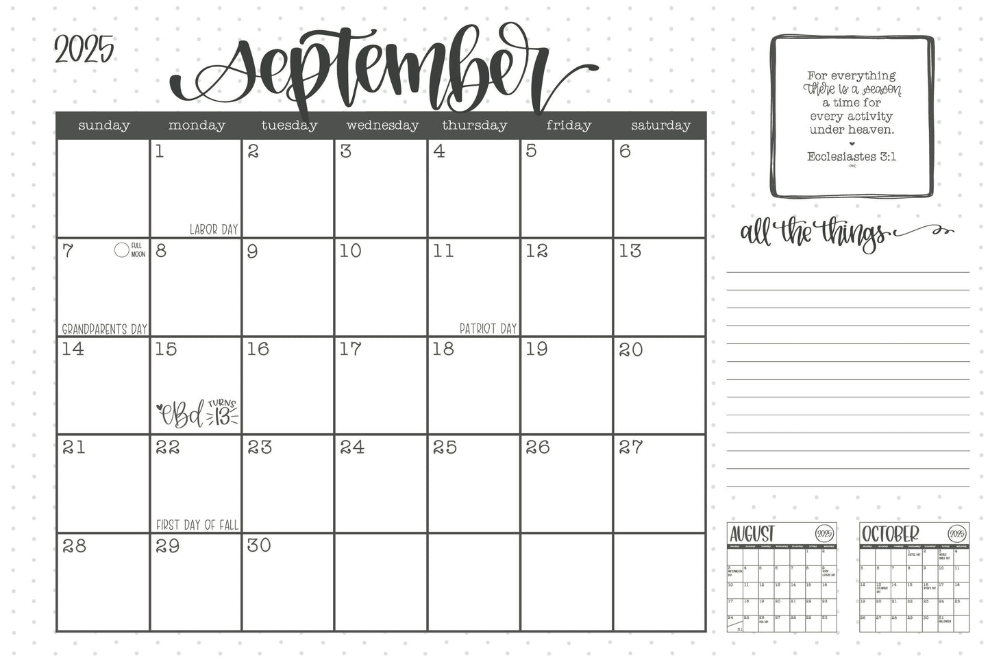 ‘25-‘26 Academic Desk Calendar