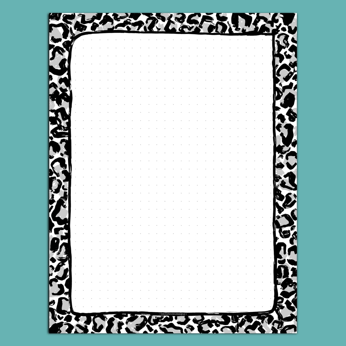 Leopard - Jumbo Notepad