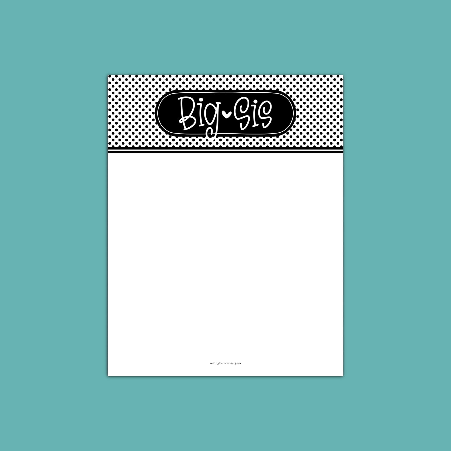 Big Sis - Small Notepad