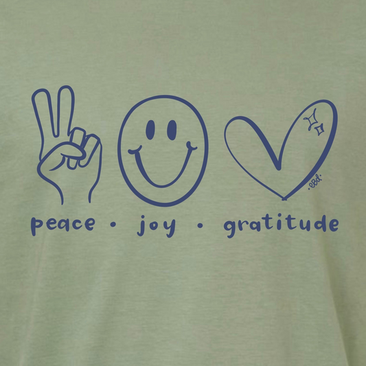 Peace-Joy-Gratitude (ICONS) - Tee