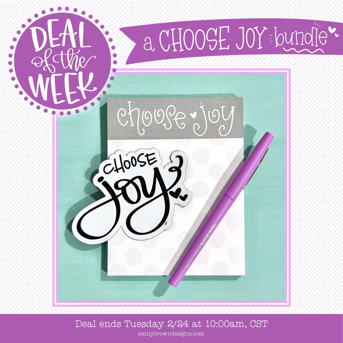 Choose Joy BUNDLE (25% off regular price this week!)