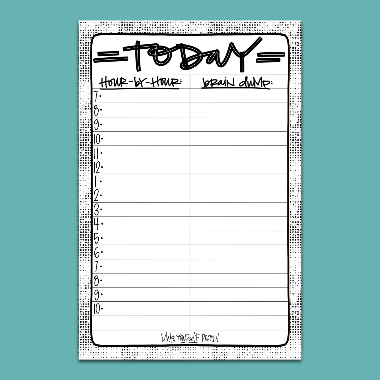 Today: hourly — Notepad