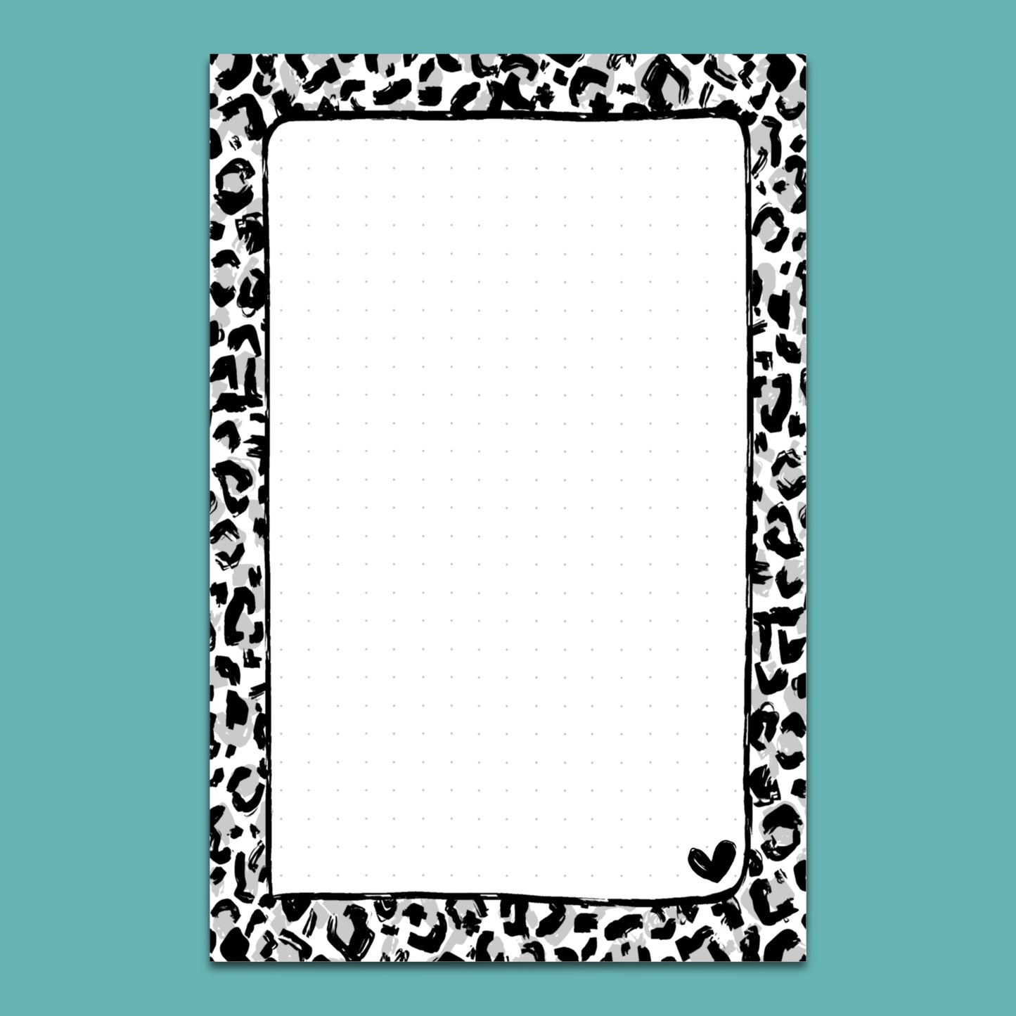 Leopard Print — Large Notepad
