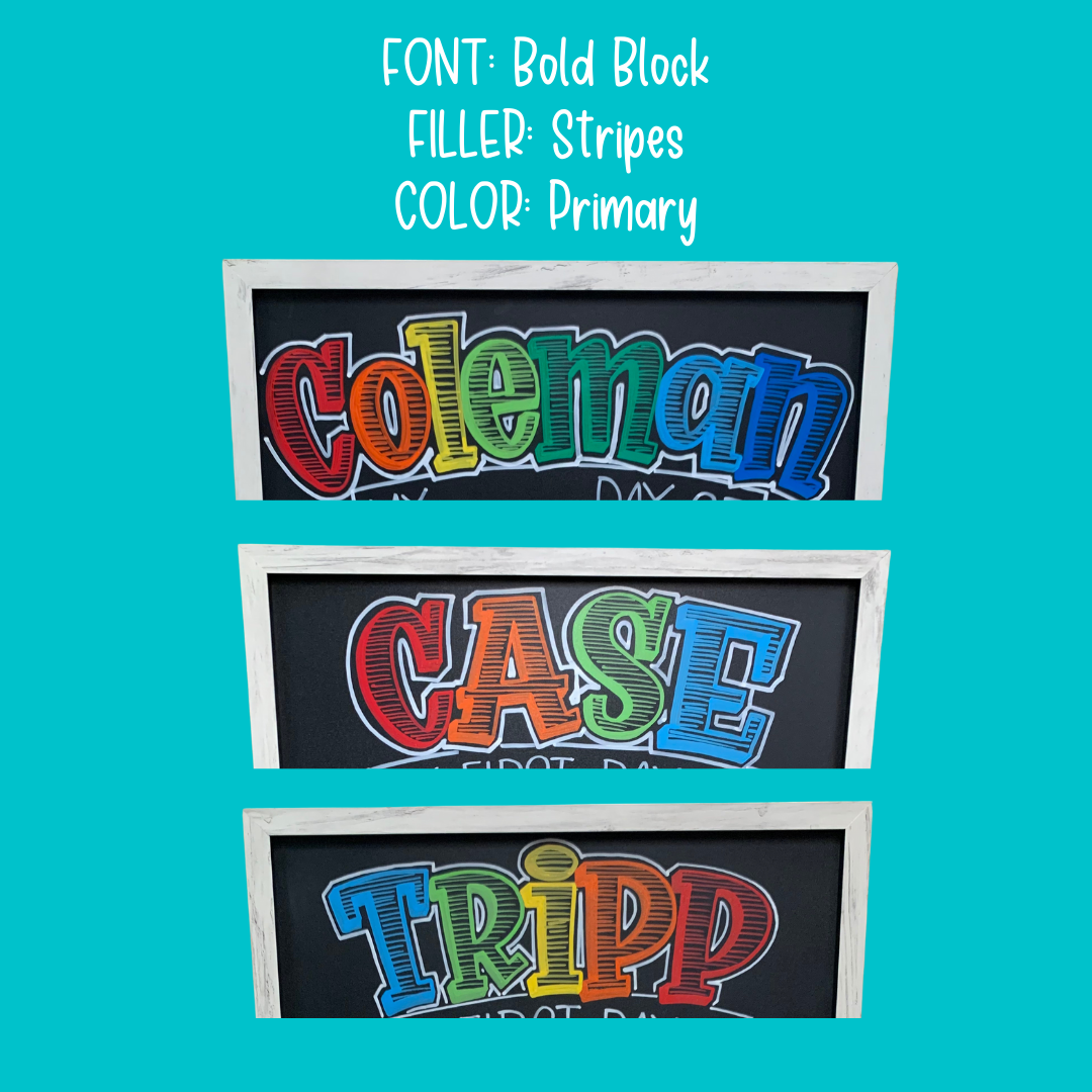 Back to School Chalkboard