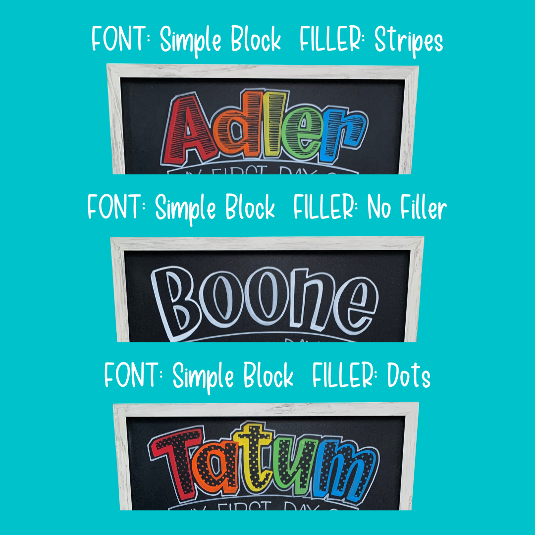Back to School Chalkboard