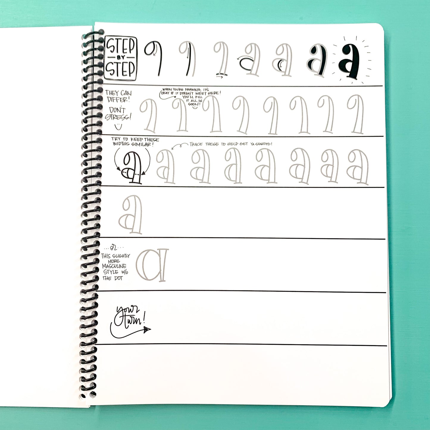 Dotty Font Workbook — Hardcopy or Digital