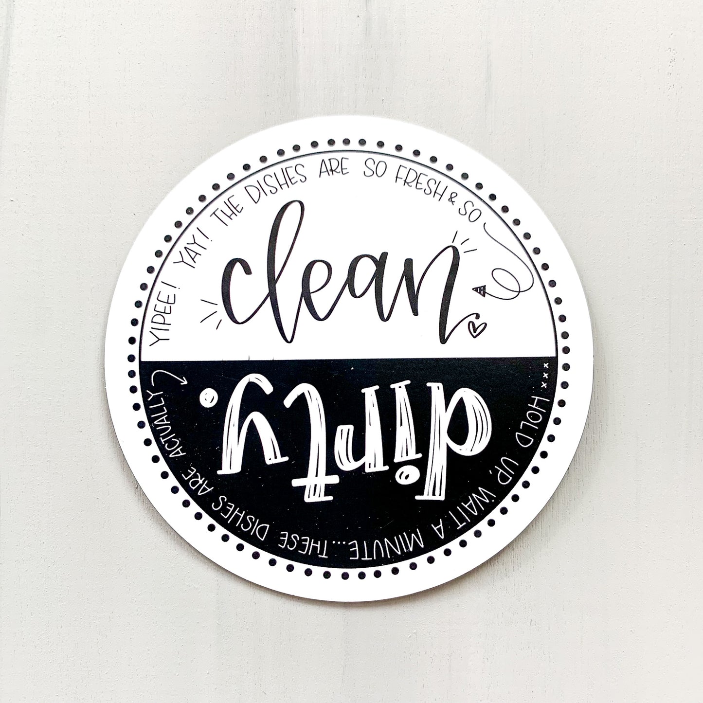Clean/Dirty Dishwasher — Magnet