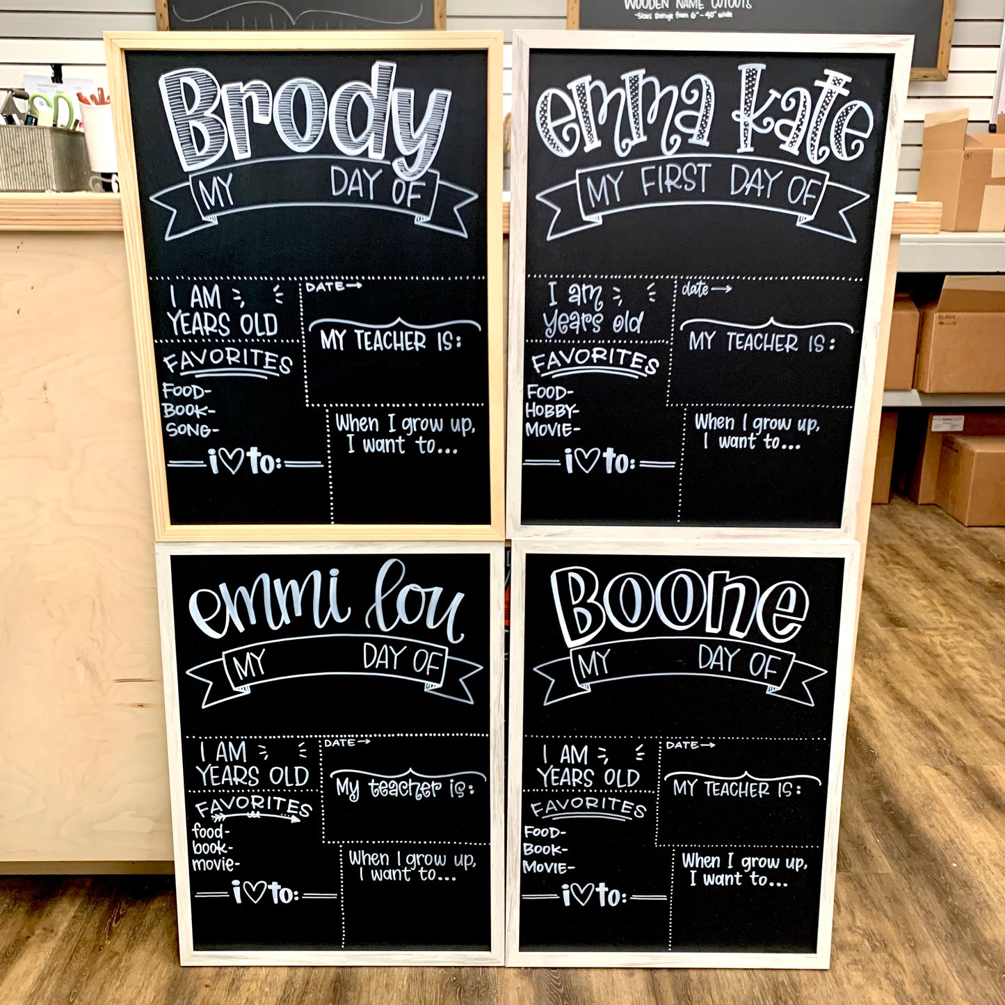 Back to School Chalkboard