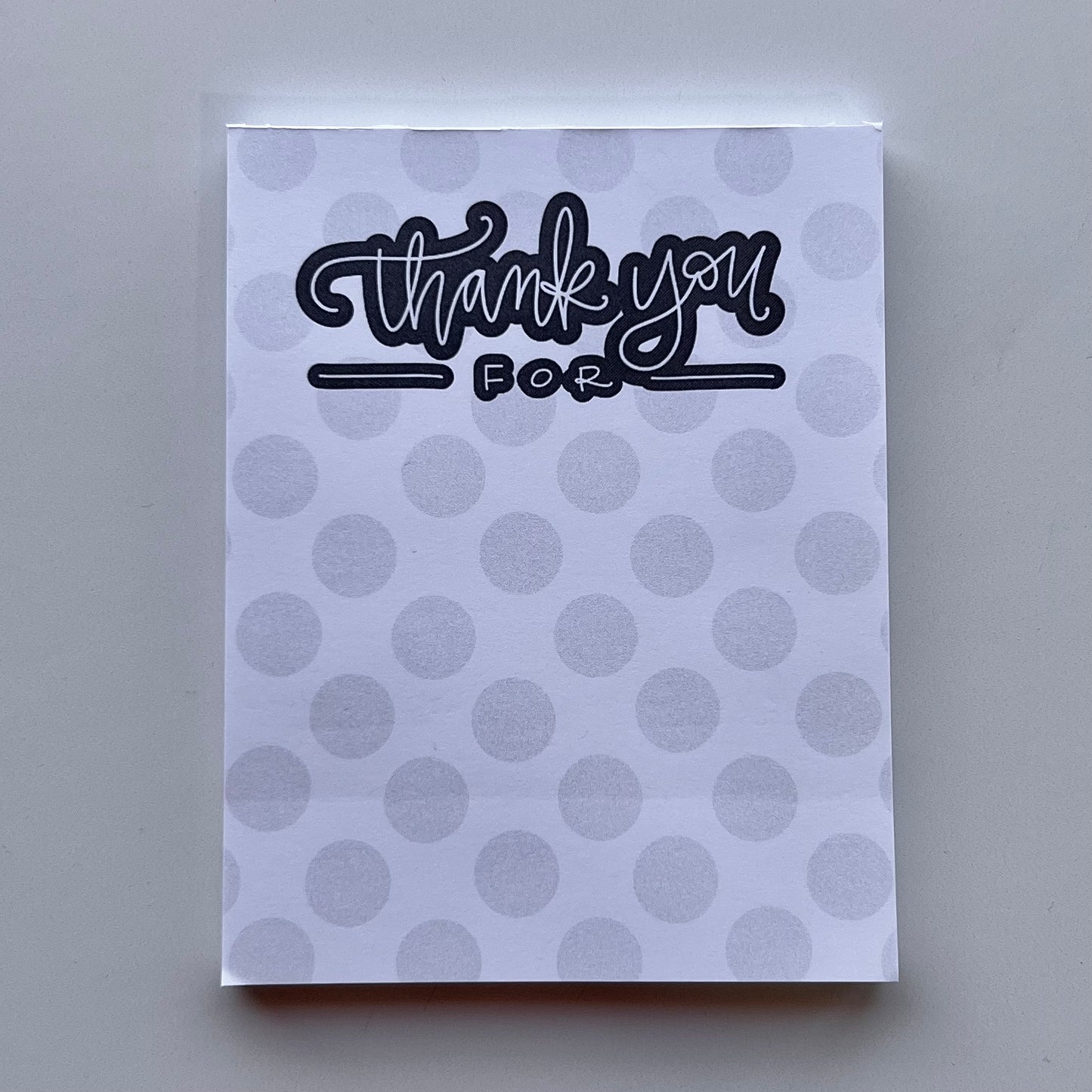 Thank you for… — Notepad