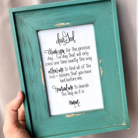 Hoda's Daily Prayer - DOWNLOADABLE PRINT
