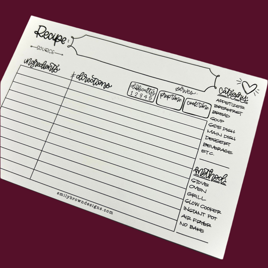Recipe Cards
