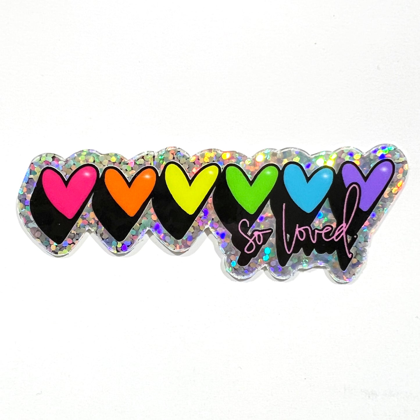 So Loved (hearts) — Sticker
