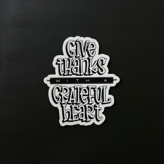 Give Thanks — Sticker