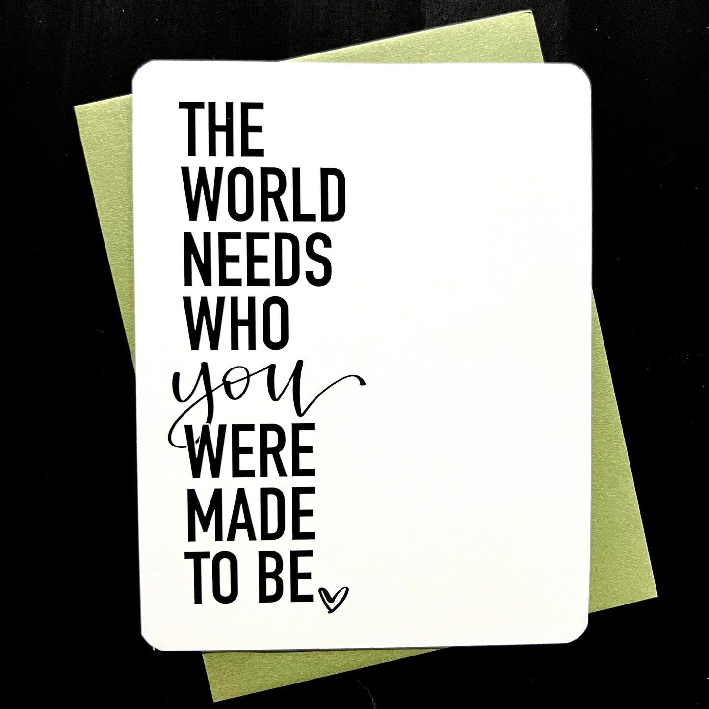 The World Needs — Card Set