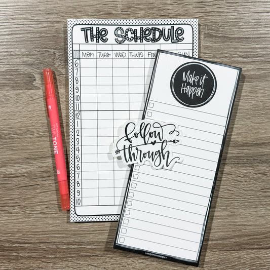 Schedule + Make it Happen — Bundle