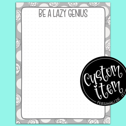 Custom Notepad — Jumbo Classic