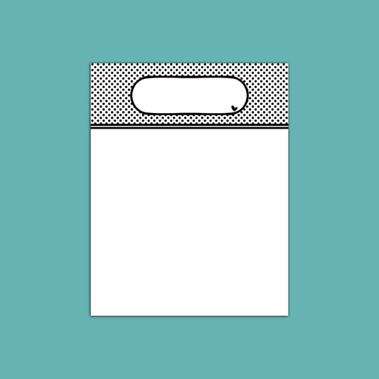 Blank Mascot Top — Notepad