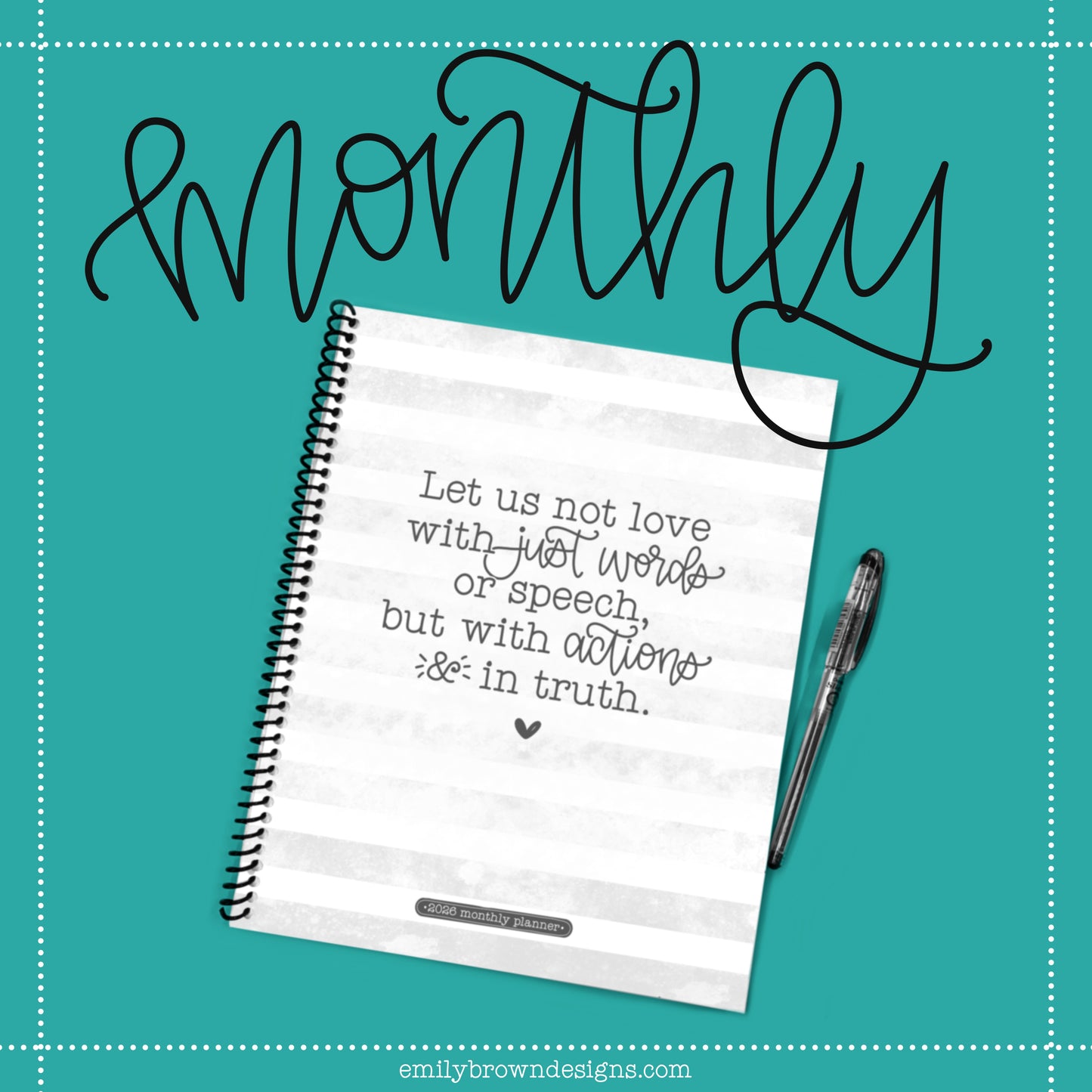 2026 Monthly Planner