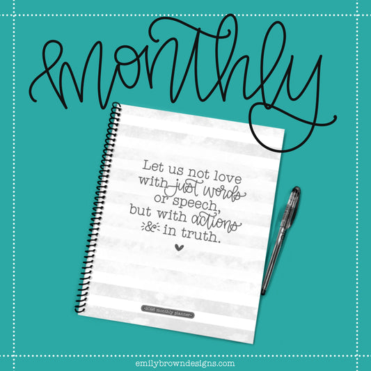 2026 Monthly Planner