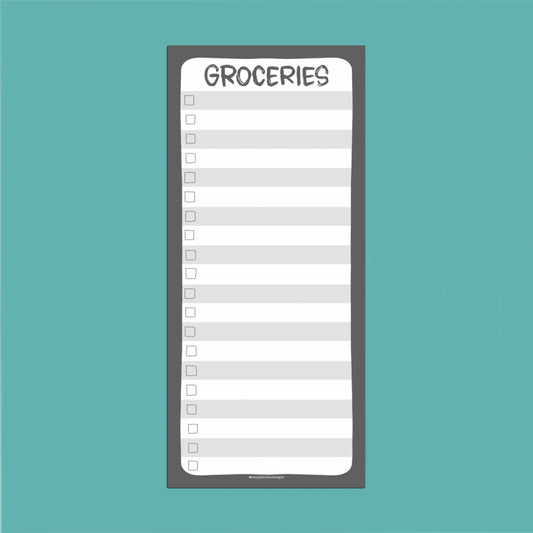 Groceries — TALL Notepad