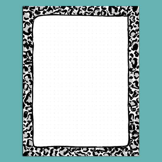 Leopard - Jumbo Notepad