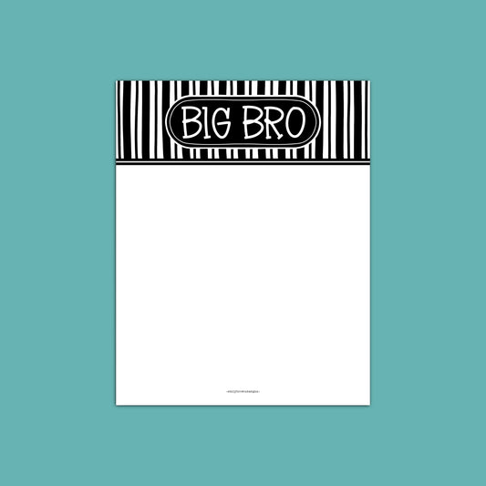 Big Bro - Small Notepad