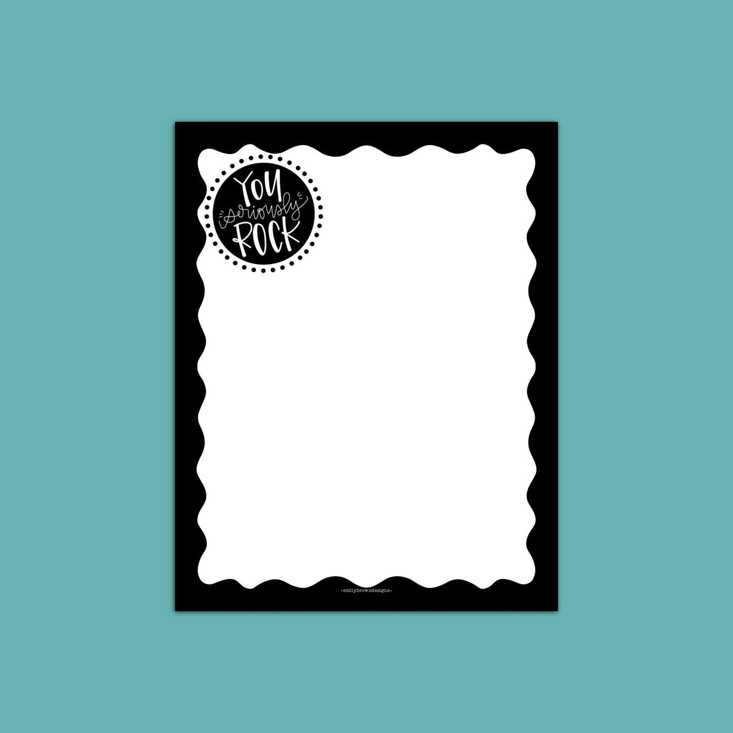 You Seriously Rock - Small Notepad