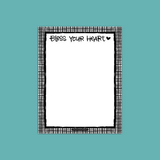Bless Your Heart - Small Notepad