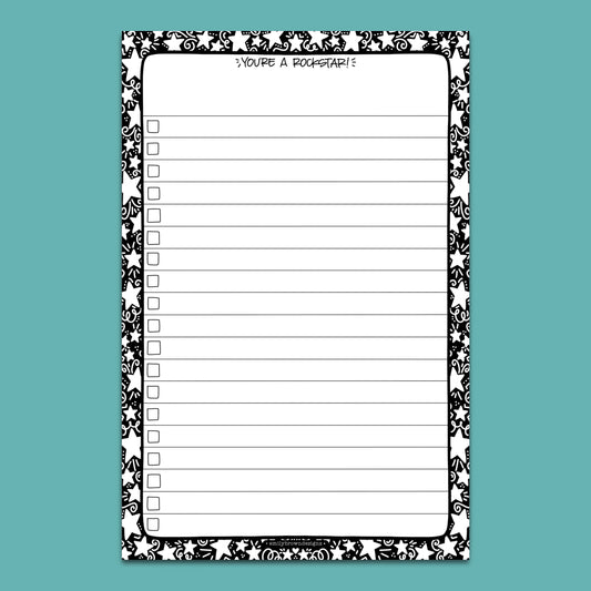 You're a Rockstar - Large Notepad