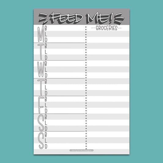 Feed Me - Large Notepad