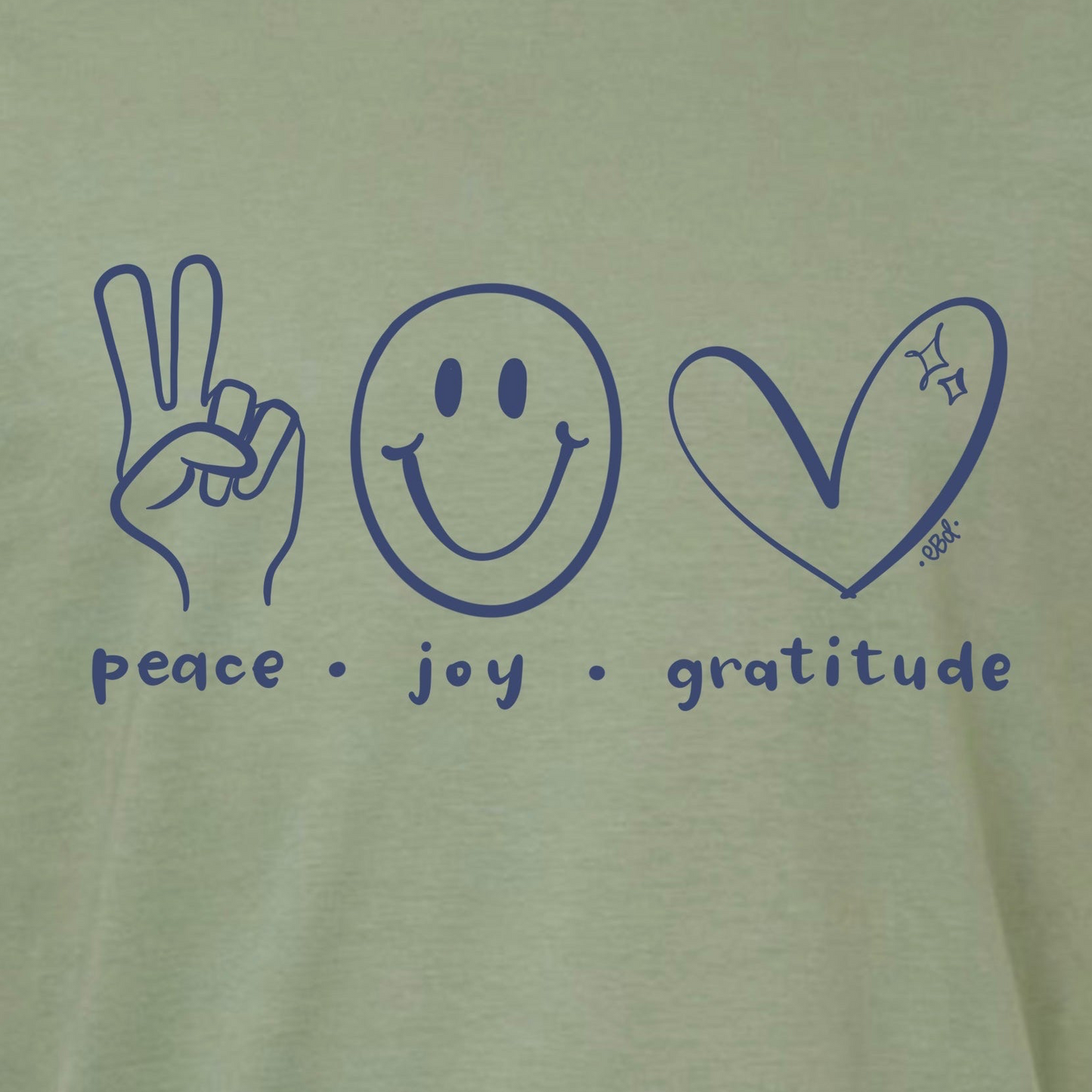 Peace-Joy-Gratitude (ICONS) - Tee
