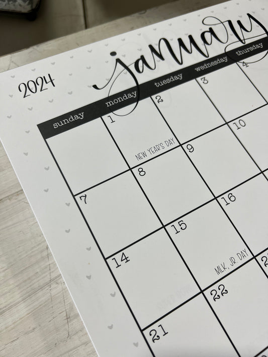 2024 Desk Calendar