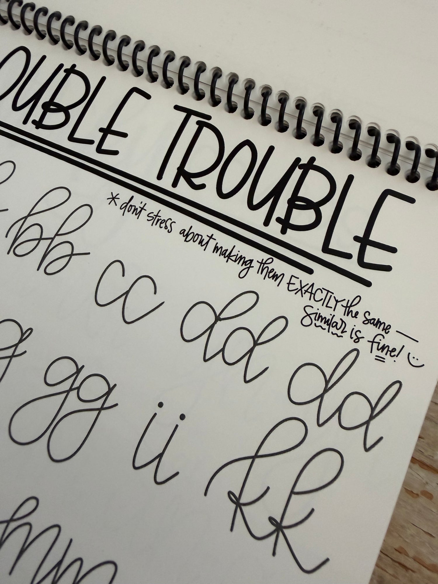 Basic Hand Lettering Double Hand Lettering Basics Workbook — Digital Download – Emily Brown Designs