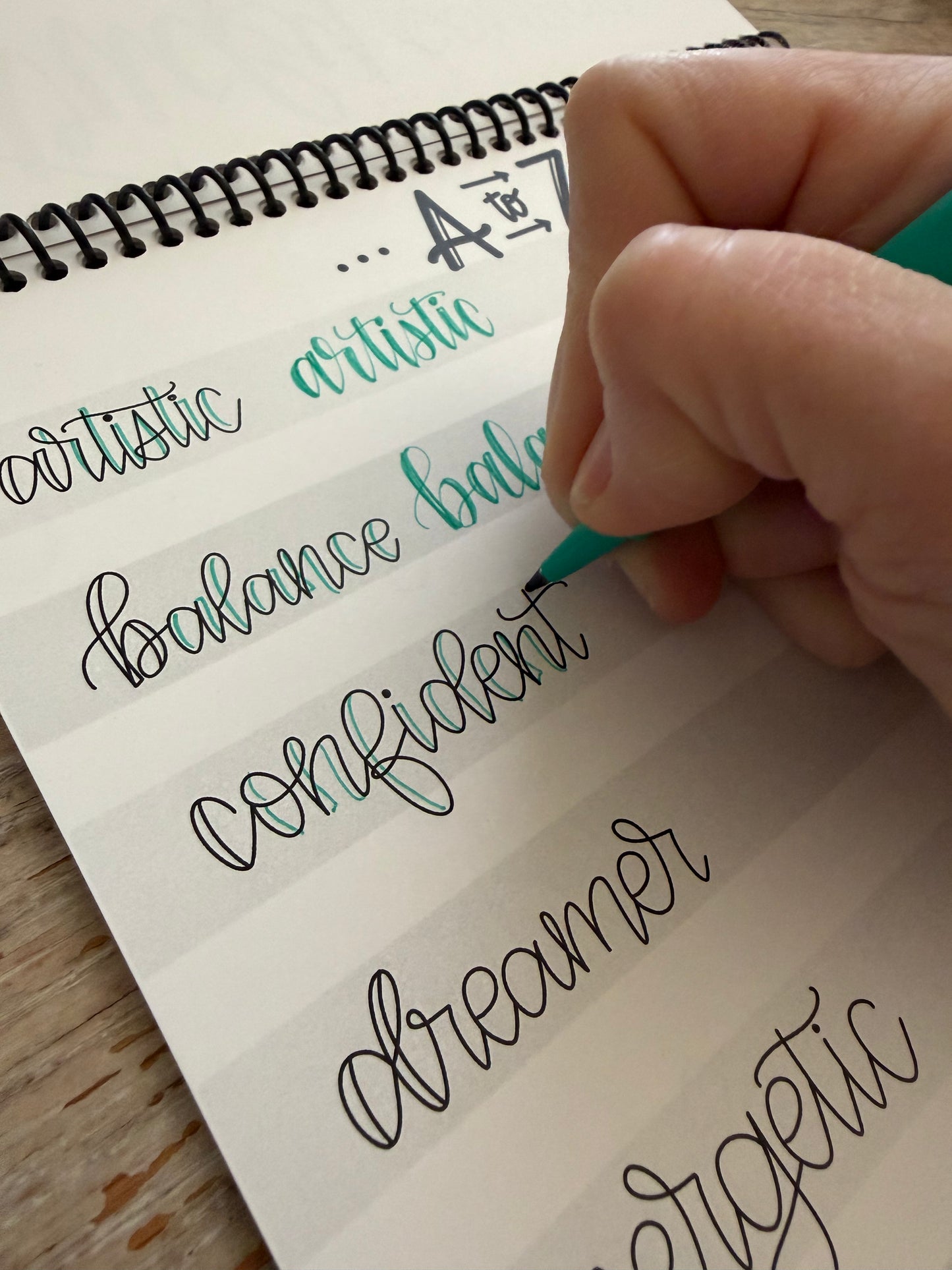 Hand Lettering Basics Workbook — Digital Download