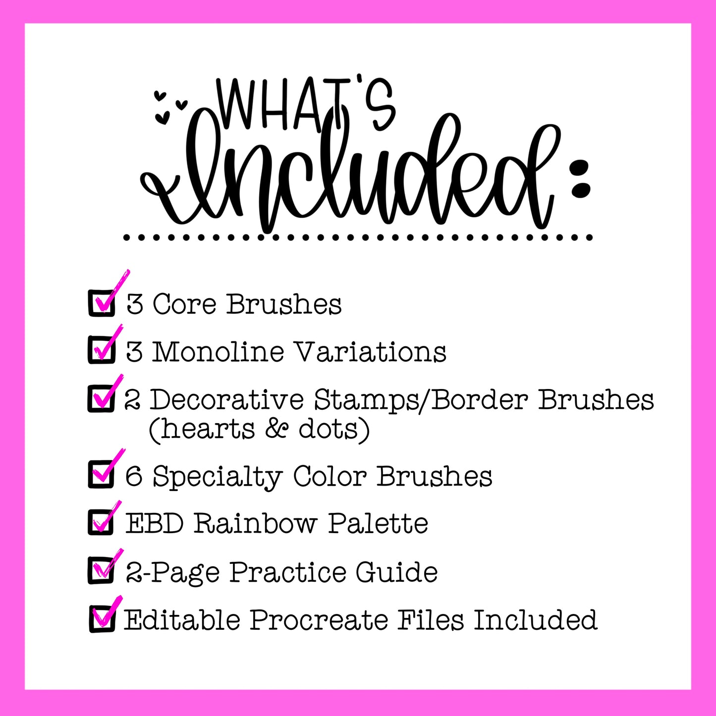 EBD Lettering Toolkit