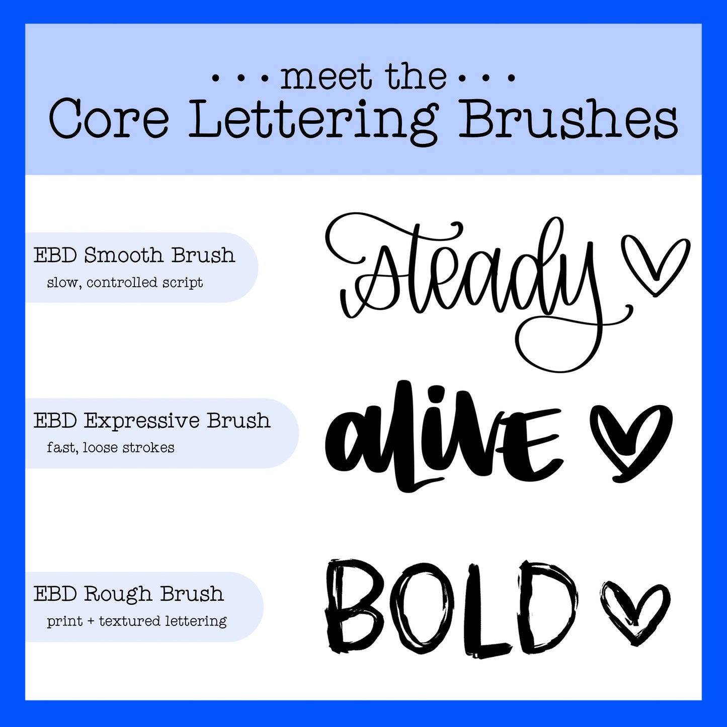 EBD Lettering Toolkit