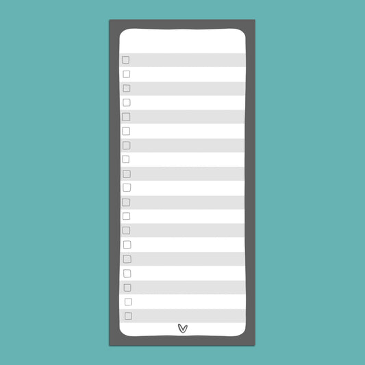 Blank Top —  TALL Notepad