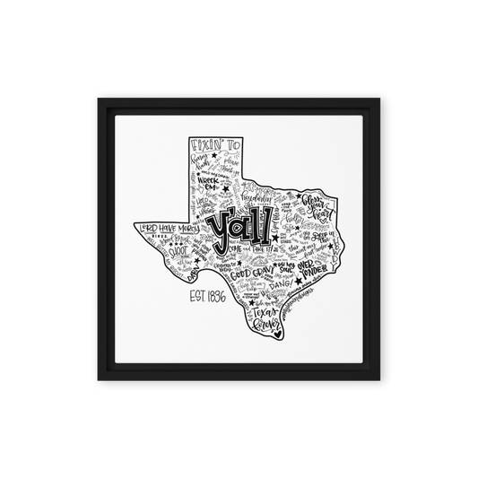 Texas Sayings - Poster Print