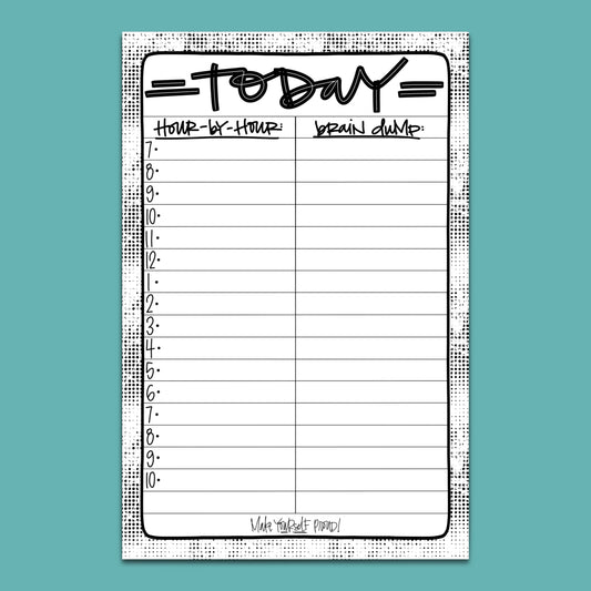 Today: hourly — Notepad
