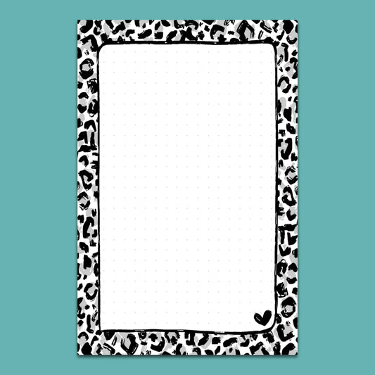 Leopard Print — Large Notepad