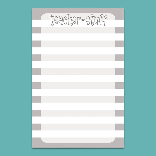 Teacher Stuff — Notepad