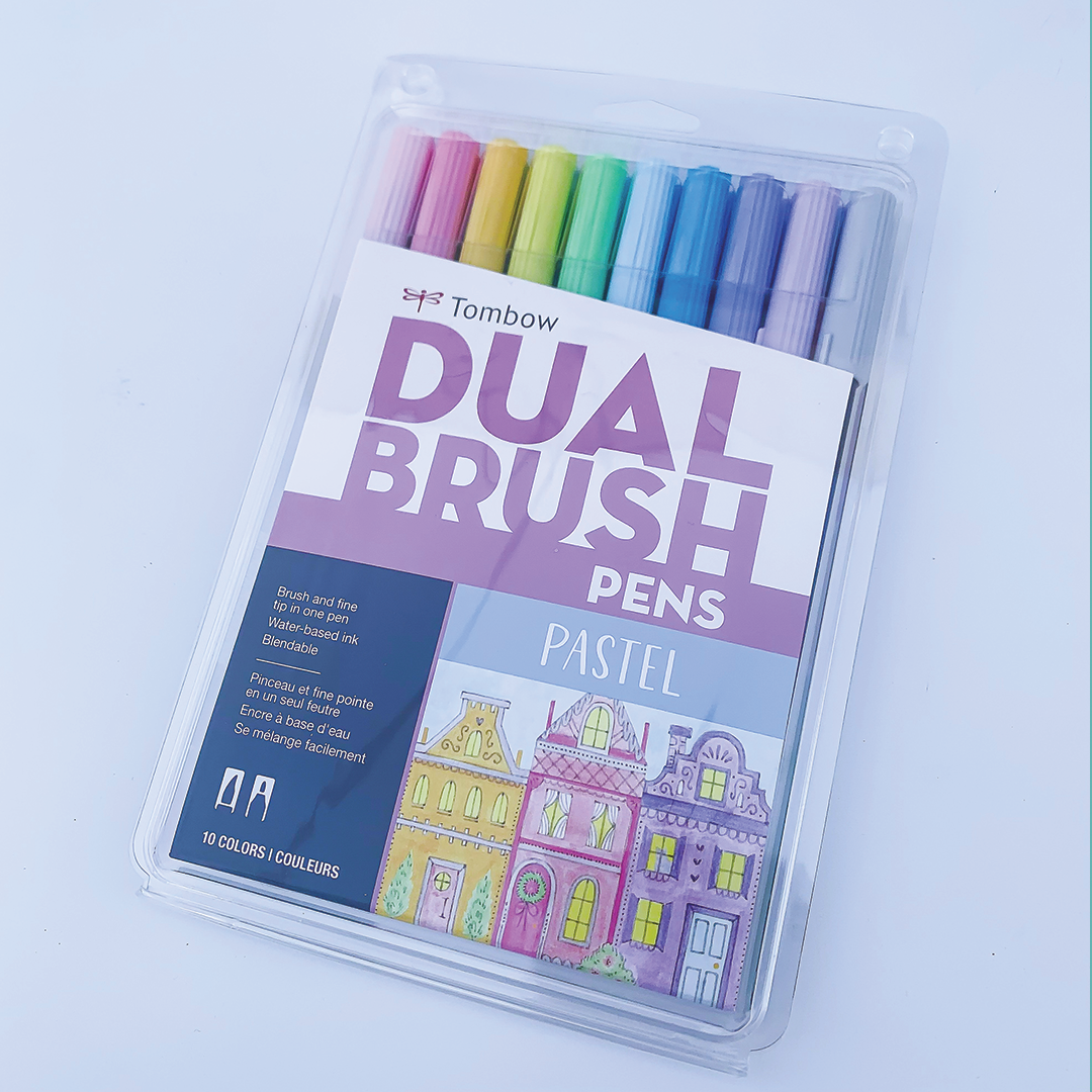 Dual Brush Set (10) — Tombow Pens – Emily Brown Designs