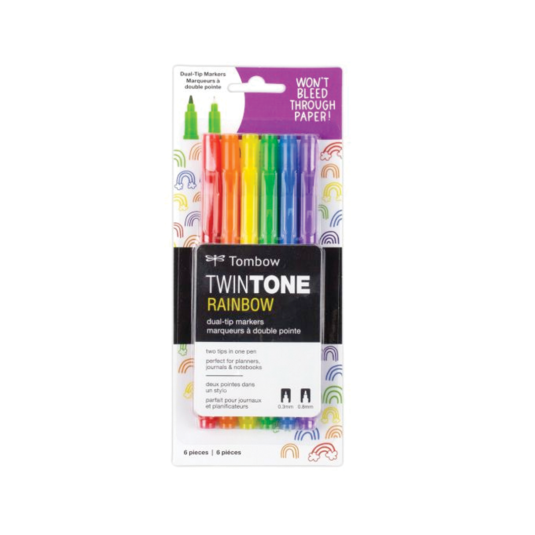 TwinTone Pen Set (6) — Tombow Pens