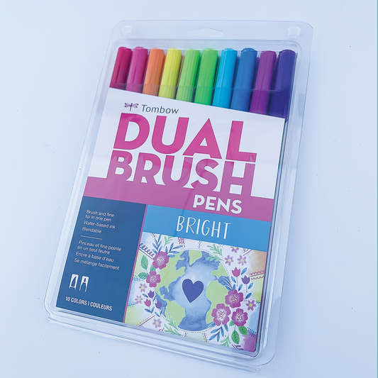 Dual Brush Set (10) — Tombow Pens