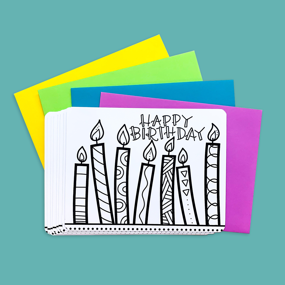 Birthday Candles — Card Set