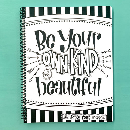Dotty Font Workbook — Hardcopy or Digital