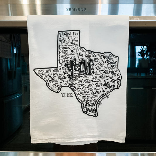 Texas — Tea Towel