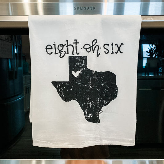 Eight-Oh-Six — Tea Towel